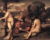 乔尔乔内 : Pastoral Concert, Festa Campestre